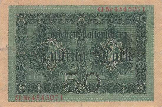 50 Mark 1914 ro.50b U